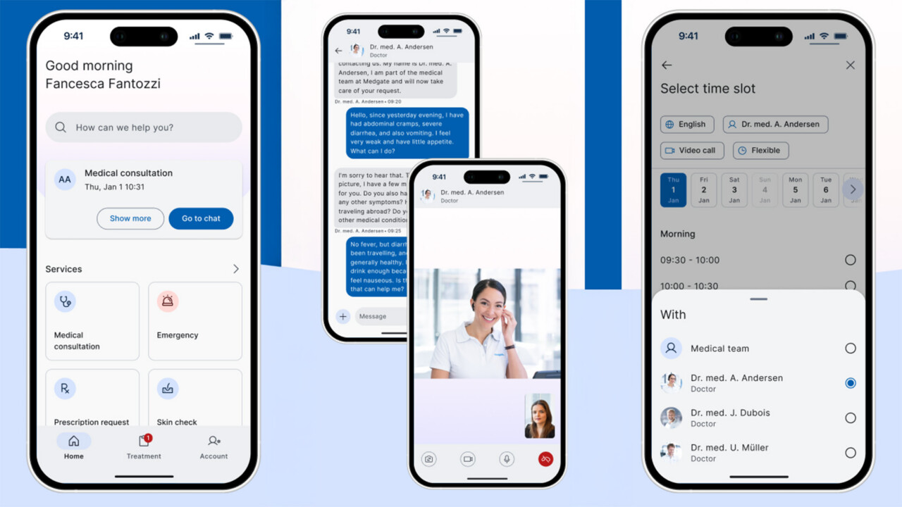 Telemedicine software development delivered by a dedicated engineering team for Medgate